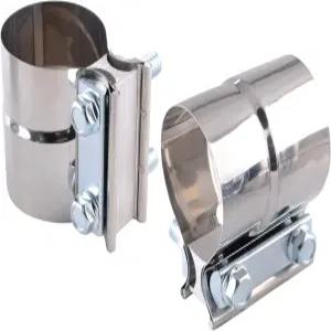 ZFBB 30 랩 조인트 밴드 클램프 스테인리스 부품 스틸 배기 파이프 2Pc