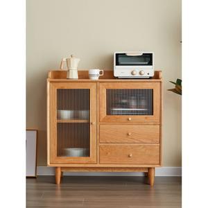 원목 커피머신다이 서랍장 사이드 슬라이딩 홈바장 엔틱 휴게실 정리장 주방서랍장 하부장