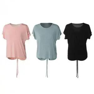 [콩심팥심]요가 티셔츠 여성 반팔 운동 이너 가벼운