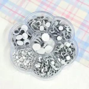 굿즈하우스 종이접기 작품 꾸미기 입체 눈알 스티커 케이스포함