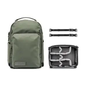 원더드 카메라 백팩 PRVKE 31 포켓 포토 번들 와사치 그린 (인서트큐브+스트랩)