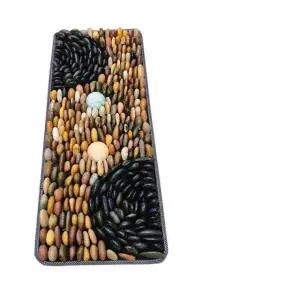 프리미엄 세운돌 발지압매트 발바닥 패드 조약돌 마사지기 40 100