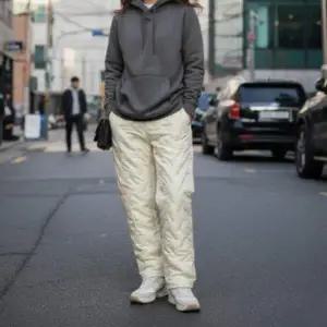 [콩심팥심]겨울 라이더 패딩 보온 방한 바지 팬츠 바이크