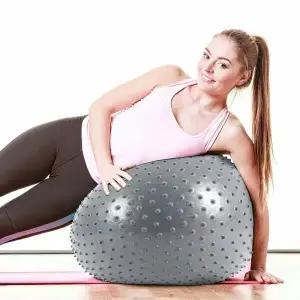 홈트 요가 운동 스포츠 필라테스 마사지 짐볼 65cm 색랜덤 공