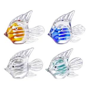 유리 물고기 장식 예술 장식품 수공예 거실 소품 해안