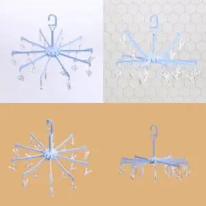 양말 속옷 빨래집게 건조대 20p 스카이 양말건조대 빨래건조집게