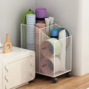 [콩심팥심]폼롤러 요가매트 업소용 정리함 카트