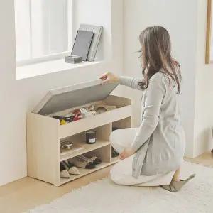 아씨방가구 베인 신발 정리 수납 벤치 스툴 의자 800