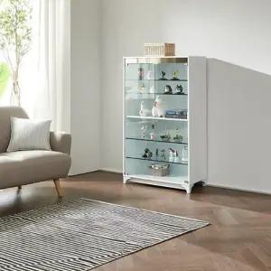 모던라인 꼬아망 4단 800 유리 장식장 진열장