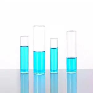 호환 평면 유리 시험관 고 붕규산염 평평한 바닥 시험관 고온 방지 화학 실험 장비 15x65mm