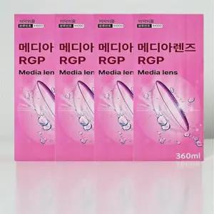 멸균 식염수팩 일회용 세척액 인공눈 렌즈 세정액 360ml 4개