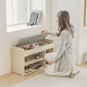 [아씨방가구]베인 신발 정리 수납 벤치 스툴 의자 800