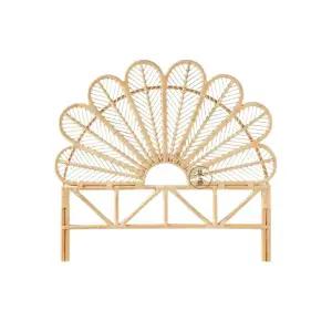 라탄 헤드보드 침대 북유럽 커버 더블 침실 등받이 기타 여름 프레임 원목 리조트 모던