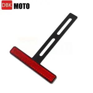 범용 오토바이 후면 반사판 고양이 눈 롱 T 홀더 가와사키 용 혼다 할리 야마하 KTM