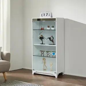 모던라인 꼬아망 4단 600 유리 장식장 진열장