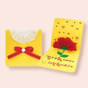 DIY 어버이날 스승의날 카드 만들기 카네이션 키트