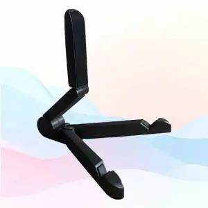 (색상 랜덤배송)휴대폰 패드 각도조절 거치대 받침대 접이식 삼각대