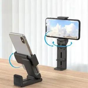 (선택 블랙)탁상용 휴대용 접이식 여행용 휴대폰 이동식 거치대 핸드폰 스마트폰 스탠드