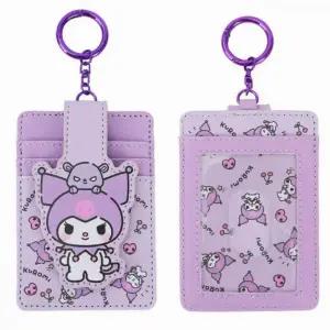 3단 목걸이 키링 카드 지갑