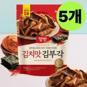 동원 양반 김치맛 김부각 찹쌀 김과자 5개 김치전 맛  BNS