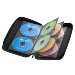 ( )세미하드 CD DVD 파우치 투명 케이스 56매 실버