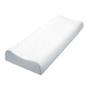 롱베개 천연 라텍스 일자형 낮은 메모리폼 긴베개 낮은베개 숙면 컬러 굴곡