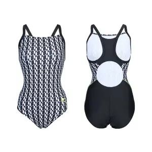 [레노마]여성 서포트 X백 원피스 수영복 LF2F805_BK_s