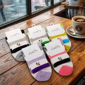 아놀드파마 여성패션양말 비비드중목 6켤레 SL019