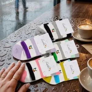 아놀드파마 여성패션양말 비비드중목 8켤레 SL019