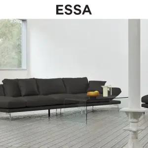 로프트 4인 베티버 소가죽 소파