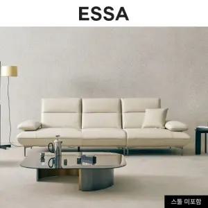 퍼스트 컴팩트 4인 스윙기능 베티버 소가죽 소파