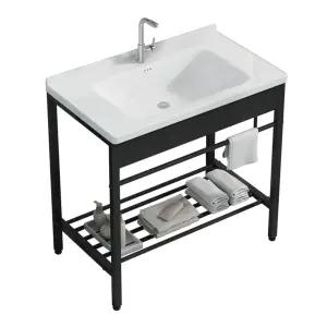 스탠드 세면대 간이세면대 욕실 세면기 심플 이동형 소형 세면대하수도