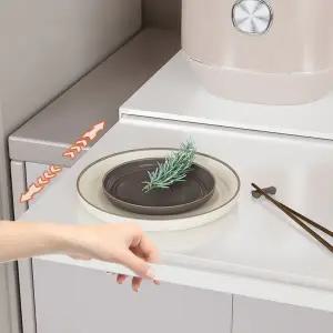 [토마톰스][토마]슬라이드 인아웃 주방 확장형 선반/주방수납장 전자레인지 전기밥솥 다용도 선반(CN40405)