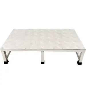 대형 스테인레스 발판 선반 작업대 사다리 다이 낮은 식당 창고