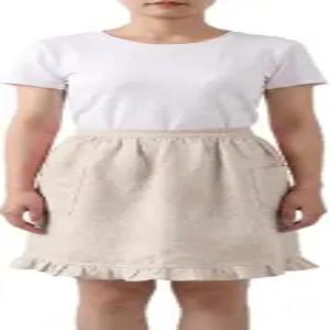 주머니가 있는 HSoftify 린넨 러플 메이드 에이프런 100 프렌치 플랙스 조절 가능한 허리 웨이트리스용