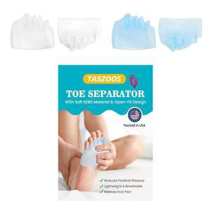 를 위한 TA OOS 발가락 분리기 및 남성용 중족골 패드 u2013 4Pcs 발 쿠션, 모튼 u2019 신경종 , 하루 종일 걷거나 오래 서 있을 수 있는 스페이서