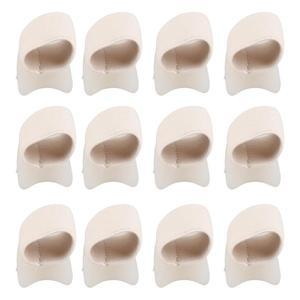 브르누 6쌍 여성용 해머토 교정기, 부니온 스포츠용 탄성 발가락 분리기, 부드러운 압력 마찰 방지 기능 포함