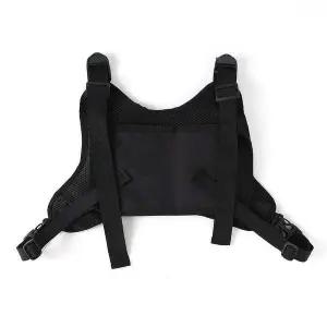 [골드스마일]TBZ 스포츠용 블랙 수납포켓 체스트백 크로스백 패션가방