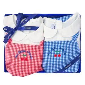 [NS홈쇼핑](쌍둥이출산,백일,돌,반소내의세트)블름상하블루+빨강세트(A13-21210SET)..[35753257]