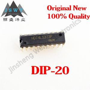 520개 HD74LS373P DIP20 패키지 트라이 스테이트 출력 옥탈 D형 투명 래치 로직 칩 고속