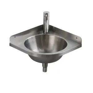 모서리용 세면대 미니 스텐 ㄱ자 스테인레스 벽걸이 코너