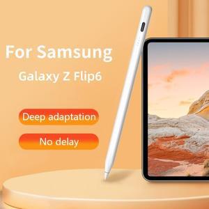 삼성 갤럭시 Z 플립 6 터치 스크린 펜 스타일러스 연결 쓰기 커패시터 용