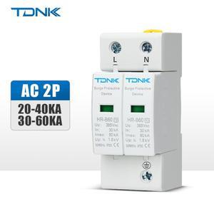 2P AC SPD 20KA-40KA 275V 385V House Surge Protector protection Protective Low-voltage Arrester Devic