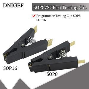 프로그래머  클립 SOP8 SOIC 8 DIP8 8핀 IC 클램프 16