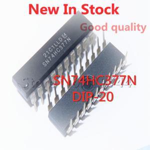 5개세트 SN74HC377N DIP-20 8 D 형 트리거 로직 칩 IC