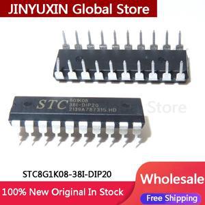 5-20Pcs STC8G1K08-38I-DIP20 STC8G1K08 38I DIP-20 IC Chip In Stock Wholesale