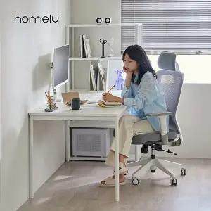 [홈리] 노트르 화이트 컴퓨터 책상 데스크 1200X800