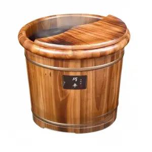 나무족욕기 족욕통 원목 발욕조 족욕 히노끼 가정용 나무