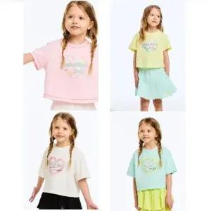 [갤러리아] 26S/S 베네통키즈 여아 크롭 티셔츠 4종택1 (QATS16631/QATS17631)