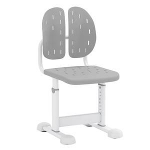 코스트존 책상 의자, 높이 조절 가능한 공부 의자, 통기성 시트, 더블 백 지지대 및 3세 이상 학생용 헤비 듀티 금속 프레임(그레이)